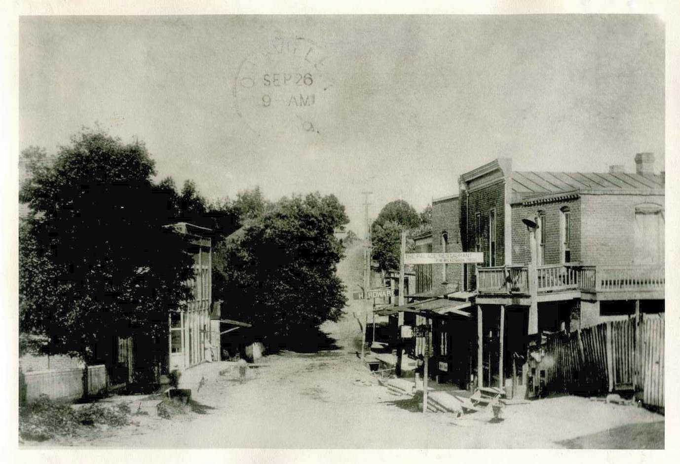 Looking East on Main Street 1900